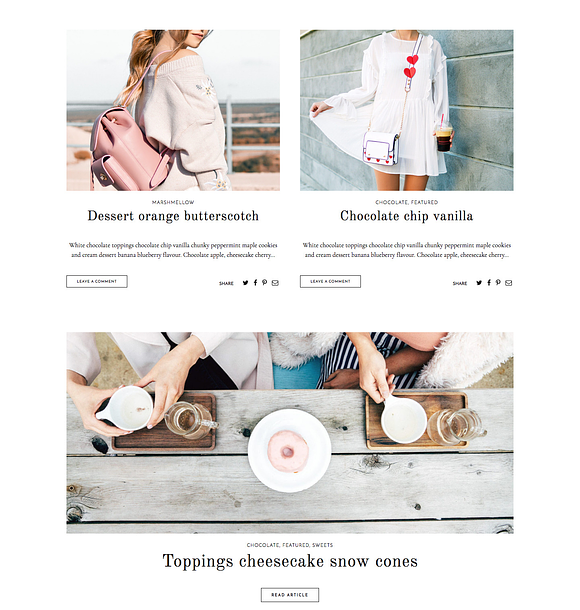 Fashion & Lifestyle Blog Theme - XO in WordPress Minimal Themes - product preview 8