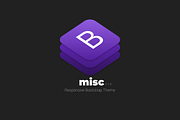 MISC - Responsive Bootstrap Theme