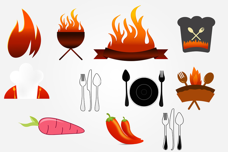 10 Restaurant Png Logos in Logo Templates - product preview 8
