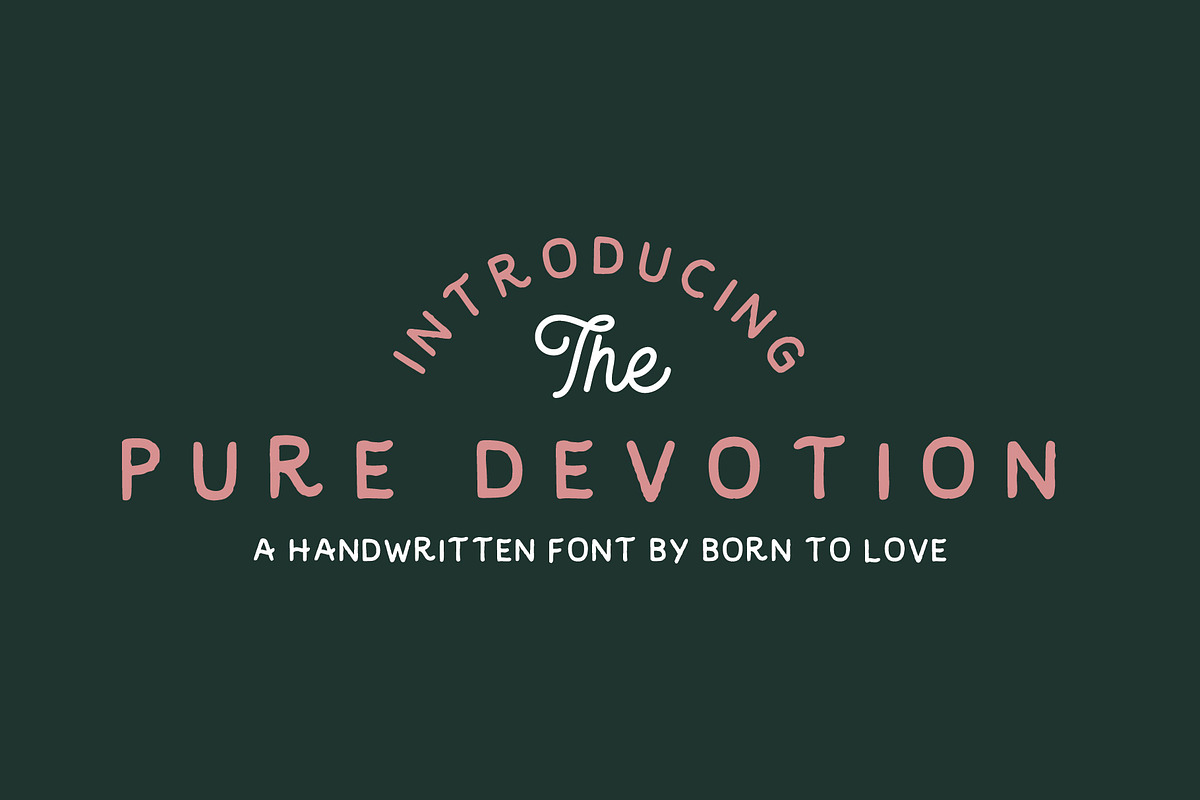 Pure Devotion - Typeface in Fonts - product preview 8