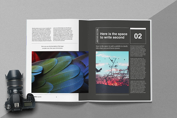 Helvetica Magazine Indesign Template in Magazine Templates - product preview 3