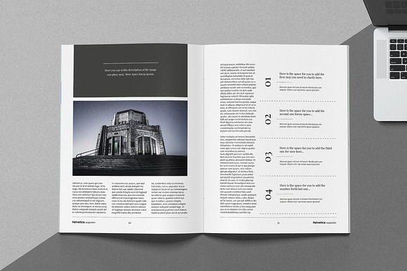 Helvetica Magazine Indesign Template in Magazine Templates - product preview 10