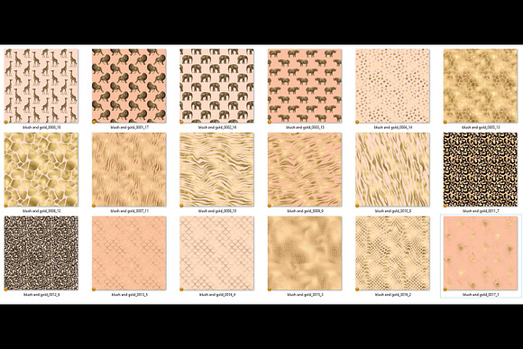 Blush and Gold Animal Print in Patterns - product preview 2