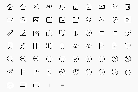 190+ Interface Iconset in Graphics - product preview 1