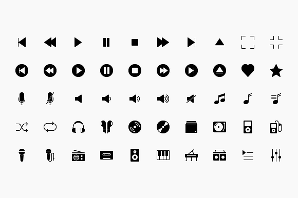 145+ Music Iconset in Graphics - product preview 2
