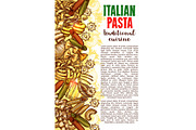 Pasta sketch banner