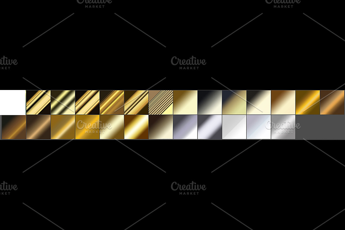 25 Noble Metal Gradients in Photoshop Gradients - product preview 8