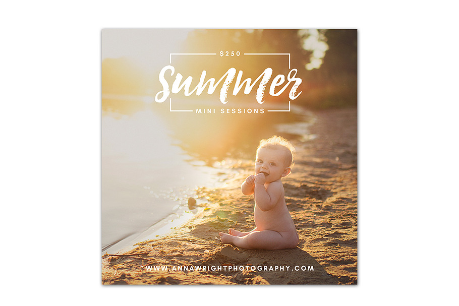 Sumer mini session template in Flyer Templates - product preview 8