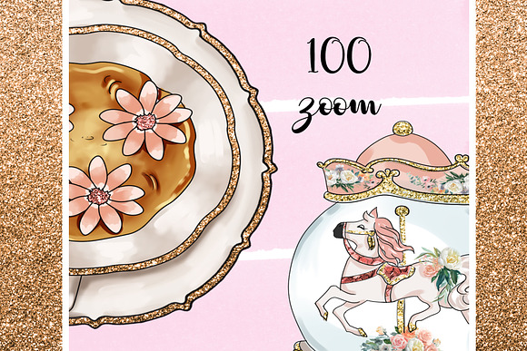 Shabby Chic tea Party - 18 pngs set  in Illustrations - product preview 3