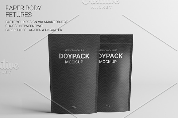 Doypack Pouch Mockup in Product Mockups - product preview 2