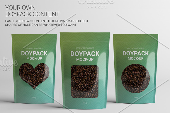 Doypack Pouch Mockup in Product Mockups - product preview 5