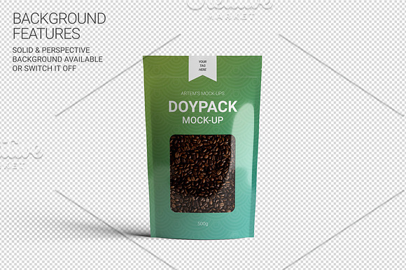 Doypack Pouch Mockup in Product Mockups - product preview 8