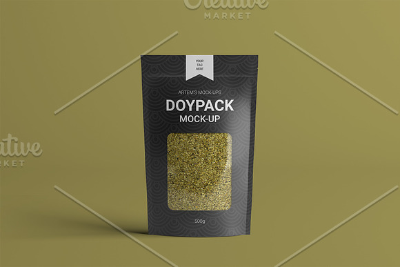 Doypack Pouch Mockup in Product Mockups - product preview 11