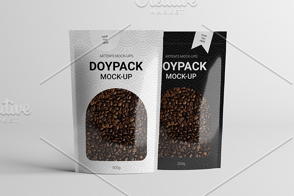 Doypack Pouch Mockup in Product Mockups - product preview 13