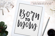 Born to mom SVG DXF PNG EPS