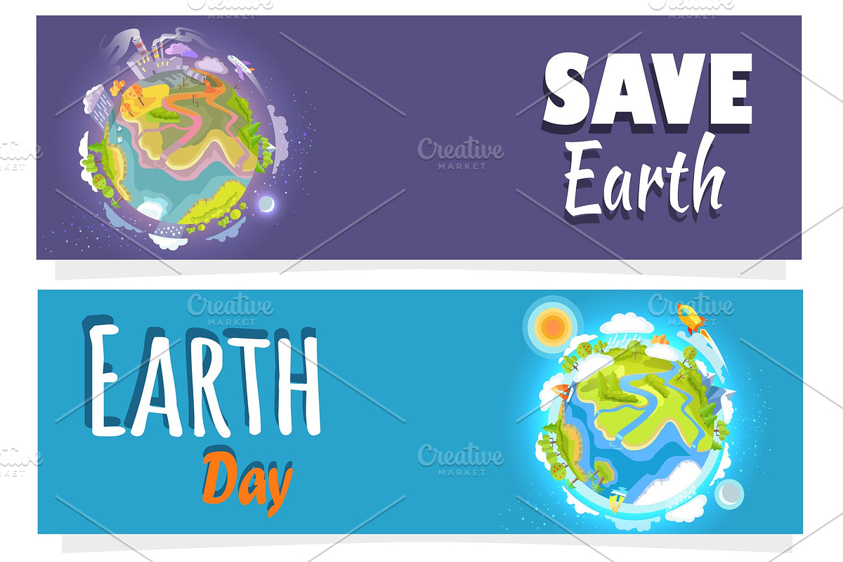 International Save Earth Day in Illustrations - product preview 8
