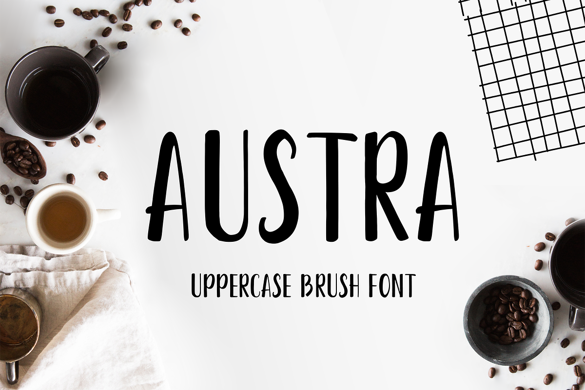 Austra Uppercase Font in Display Fonts - product preview 8