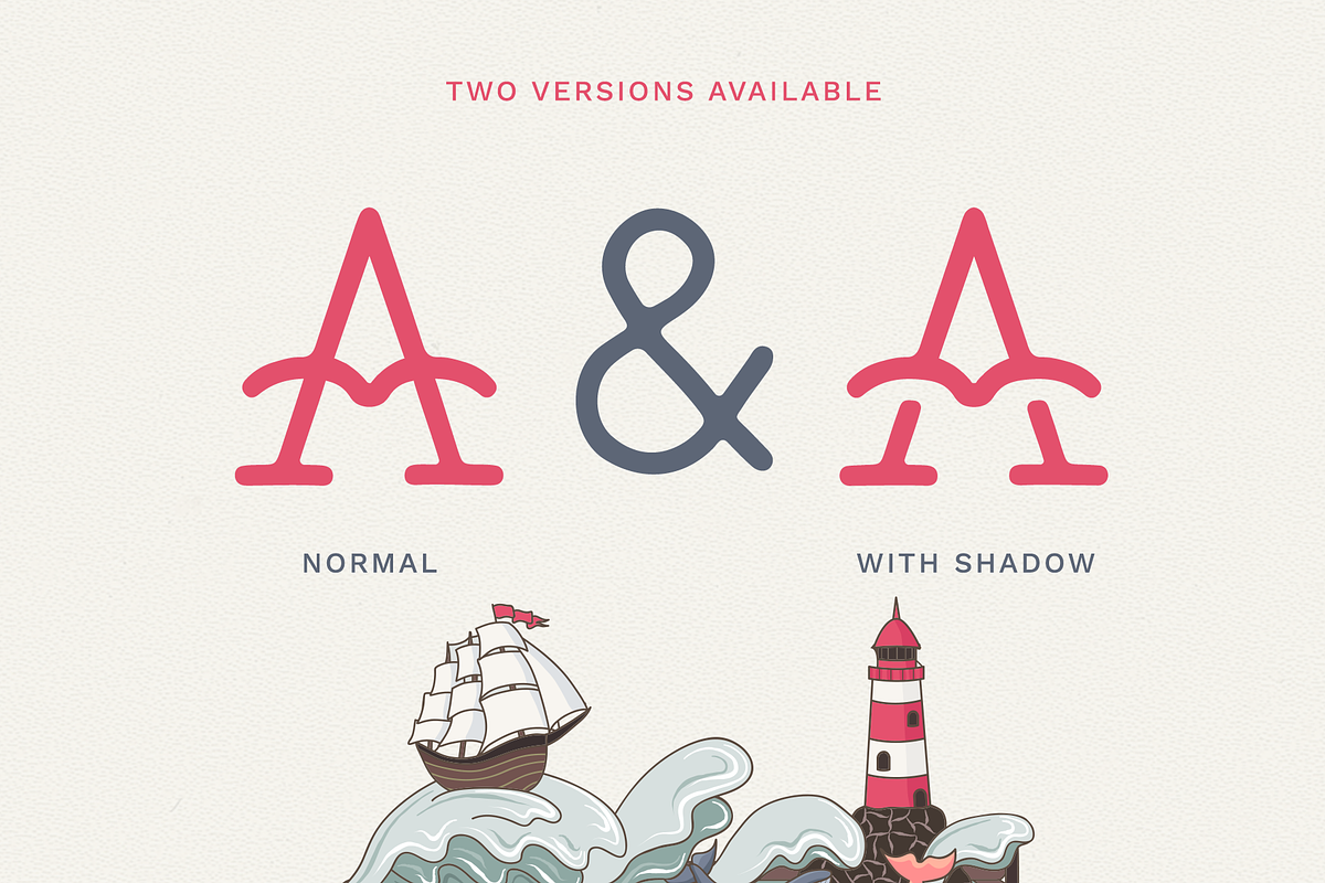 The Bearded Sailor - Tattoo Font in Tattoo Fonts - product preview 8
