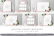 Wedding Seating Chart Mockups