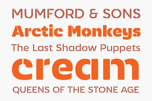 Monty Stencil in Sans-Serif Fonts - product preview 8
