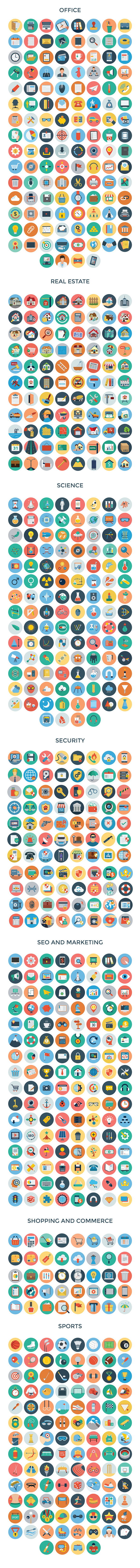 3200+ Flat Vector Icons Bundle  in Technology Icons - product preview 2