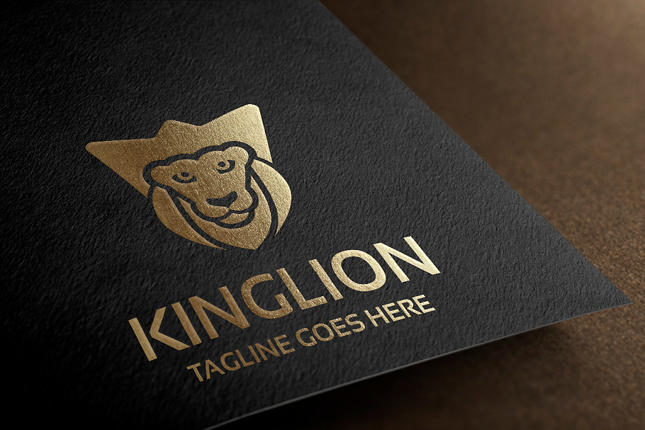 King Lion Logo in Logo Templates - product preview 8