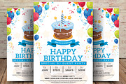 Happy Birthday Party Flyer