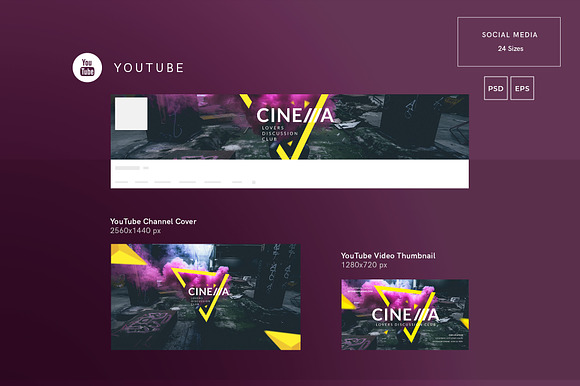 Promo Bundle | Cinema Club in Templates - product preview 2