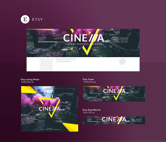 Promo Bundle | Cinema Club in Templates - product preview 6