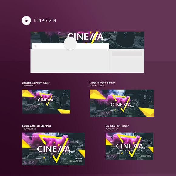 Promo Bundle | Cinema Club in Templates - product preview 9
