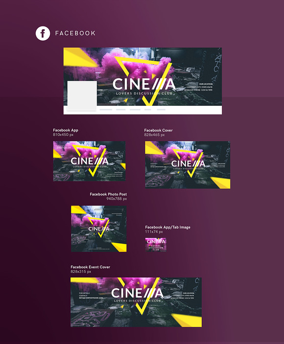 Promo Bundle | Cinema Club in Templates - product preview 13