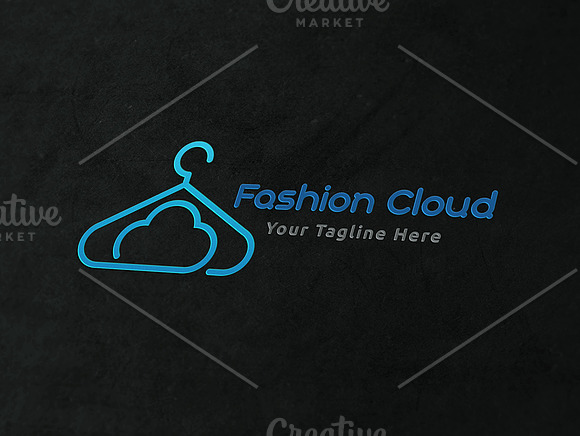 Cloud Fashion - Logo Template in Logo Templates - product preview 1