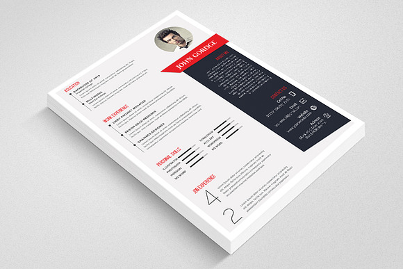 CV Resume & Coverletter Word  in Letter Templates - product preview 1