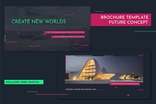 Future concept brochure template