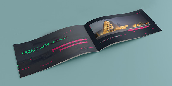 Future concept brochure template in Brochure Templates - product preview 2