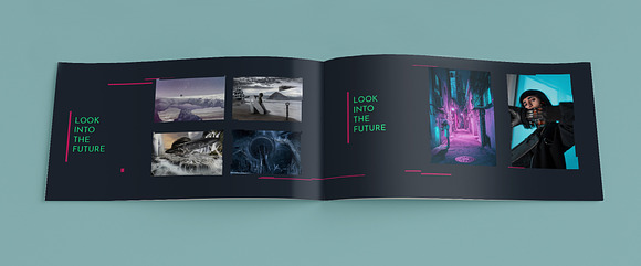 Future concept brochure template in Brochure Templates - product preview 4