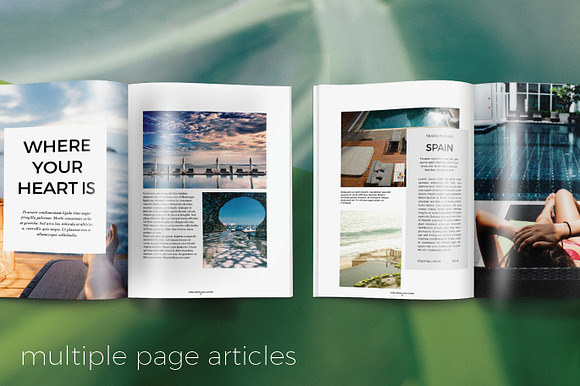 Luxury Wellness magazine/catalogue in Magazine Templates - product preview 4