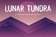 Lunar Tundra Brush Font