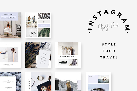 90% OFF | BUNDLE-Instagram Templates in Instagram Templates - product preview 13