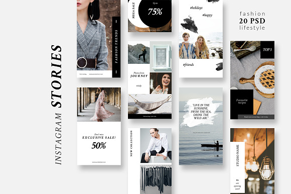 90% OFF | BUNDLE-Instagram Templates in Instagram Templates - product preview 15