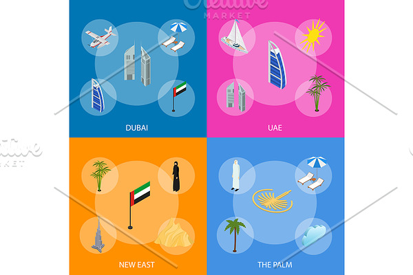 Dubai UAE Travel and Tourism Banner 