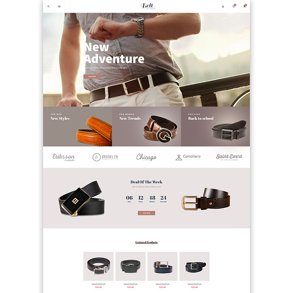 Ap Belt Prestashop 1.7 Fashion Theme in Website Templates - product preview 1