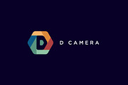 D Camera - Letter D Camera Logo