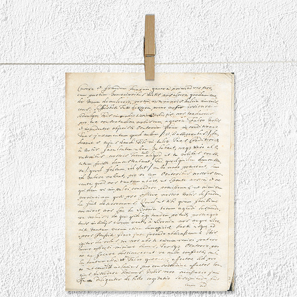 Vintage Handwriting Letters in Graphics - product preview 1