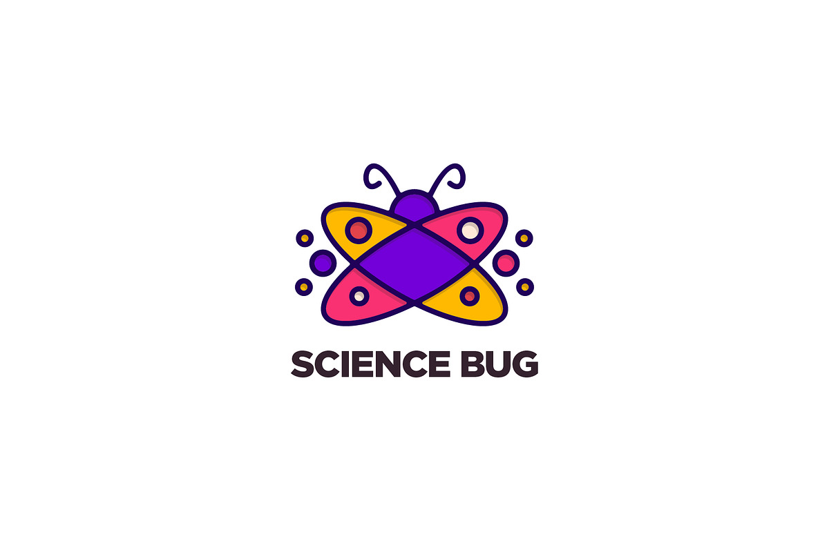 Science Bug Logo in Logo Templates - product preview 8