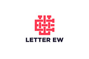 Letter EW Logo
