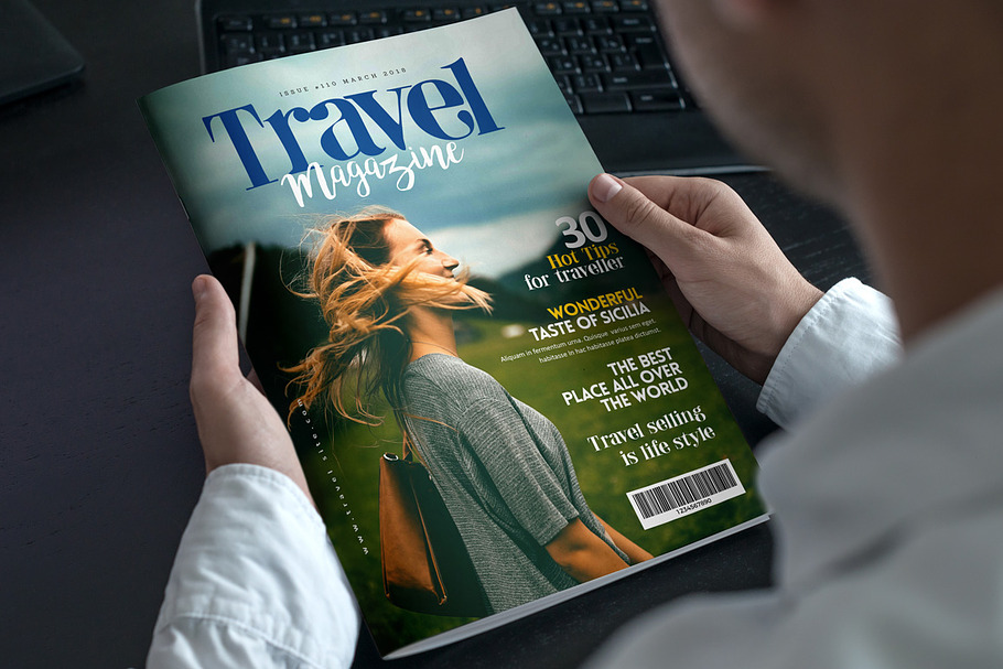 Travel Magazine in Magazine Templates - product preview 8