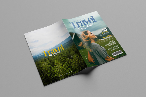 Travel Magazine in Magazine Templates - product preview 1