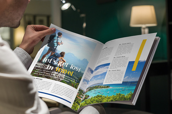 Travel Magazine in Magazine Templates - product preview 8