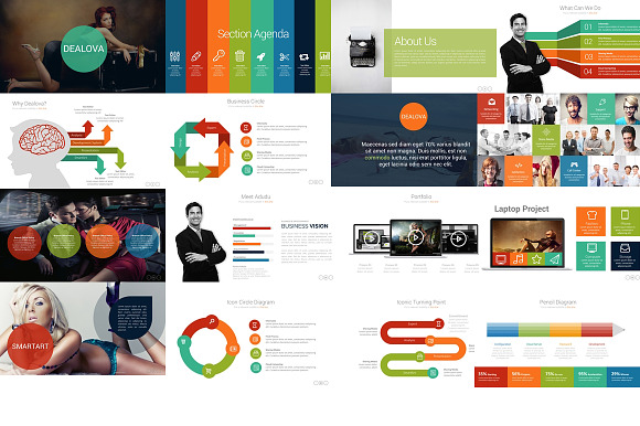 Dealova - Creative Powerpoint in PowerPoint Templates - product preview 2
